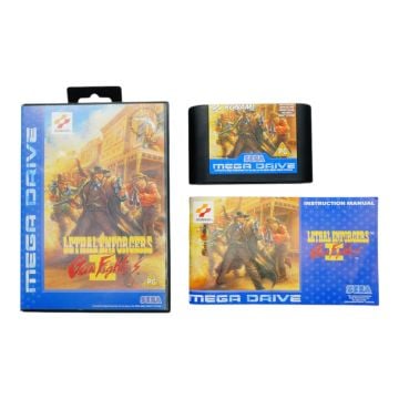 Lethal Enforcers II: Gun Fighters (Mega Drive) [Pre-Owned] [Complete] (Image 3)