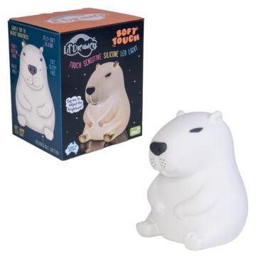 Lil' Dreamers Capybara Soft Touch Silicone LED Light