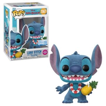 Lilo & Stitch: Luau Stitch Flocked Funko POP! Vinyl0
