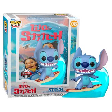 Lilo & Stitch: Stitch On Surfboard VHS Covers Funko POP! Vinyl