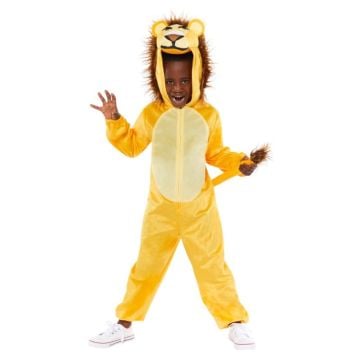 Lion Onesie Kids Costume Size 10-12 Years