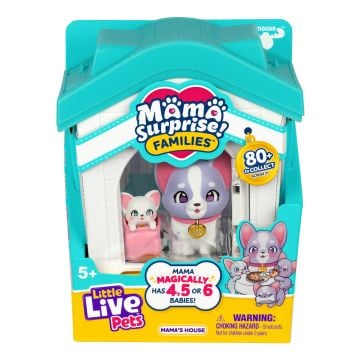 Little Live Pets Mama Surprise Families Mama's House Playset (Frenchie Family)