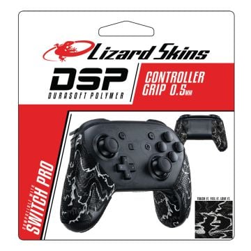 Lizard Skins DSP Skin for Switch Pro Controller (Black Camo)