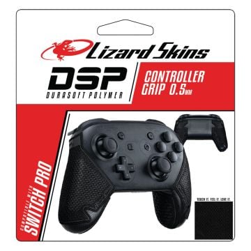 Lizard Skins DSP Skin for Switch Pro Controller (Jet Black)