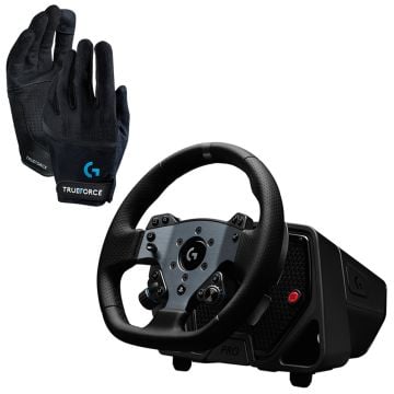 Logitech G PRO Racing Wheel for PS5, PS4 and PC with Bonus Racing Gloves