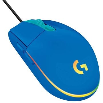 Logitech G203 Lightsync Wired Gaming Mouse (Blue)