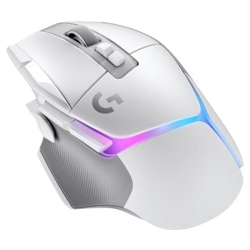 Logitech G502 X PLUS LIGHTSPEED Wireless RGB Gaming Mouse (White)