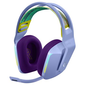 Logitech G733 Lightspeed Wireless RGB Gaming Headset (Lilac)