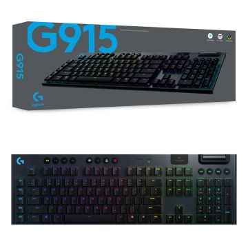 Logitech G915 Lightspeed RGB GL Clicky Wireless Mechanical Gaming Keyboard
