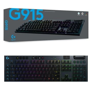 Logitech G915 Lightspeed RGB GL Tactile Wireless Mechanical Gaming Keyboard