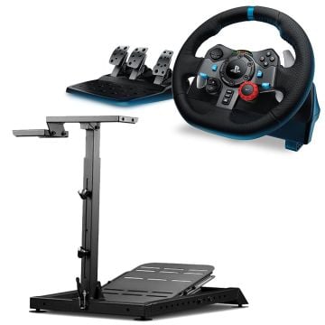 Logitech G G29 Driving Force Racing Wheel & Next Level Racing Wheel Stand Lite Bundle