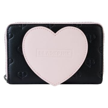 Loungefly Blackpink All-Over-Print Heart Zip Around Wallet