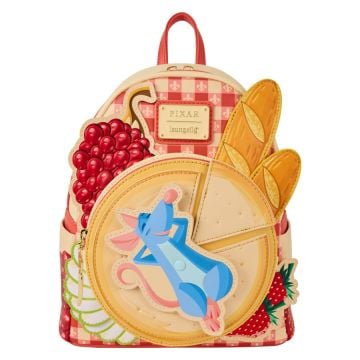 Loungefly Disney Ratatouille Food 10" Faux Leather Mini Backpack