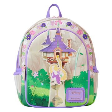 Loungefly Disney Tangled Rapunzel Swinging Faux Leather Mini Backpack