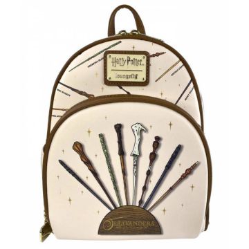 Loungefly Harry Potter Ollivander’s Wands 10” Faux Leather Mini Backpack