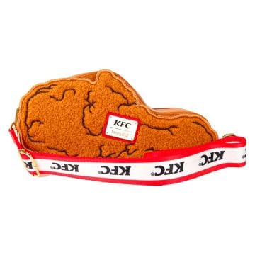 Loungefly KFC Chicken Drumstick Sherpa Crossbody Bag0