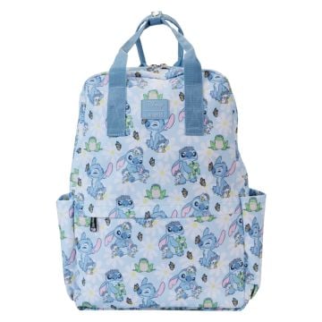 Loungefly Lilo & Stitch Springtime Stitch All-Over-Print Full Backpack