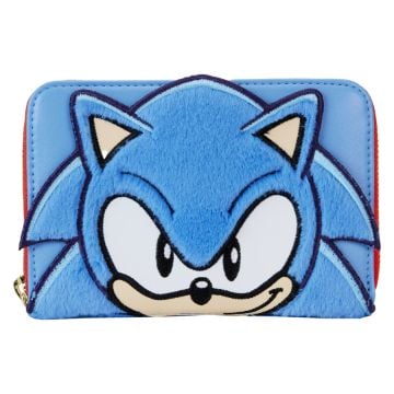 Loungefly Sonic the Hedgehog Classic Cosplay Plush 4" Zip-Around Wallet