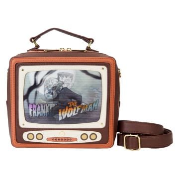 Loungefly Universal Monsters Vintage TV Triple Lenticular Crossbody Bag