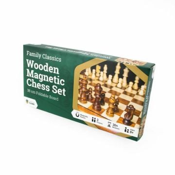 LPG Wooden Magnetic 38cm Chess Set Board Game (Image 1)