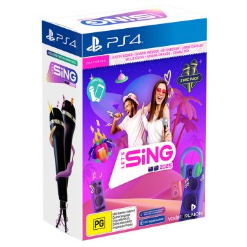 Let's Sing 2025 2 Mic Bundle (PS4)