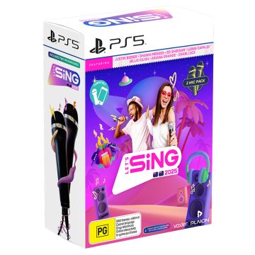 Let's Sing 2025 2 Mic Bundle (PS5)