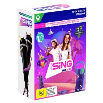 Let's Sing 2025 2 Mic Bundle (Xbox Series X, Xbox One)