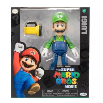 The Super Mario Bros. Movie Luigi With Flashlight Figure