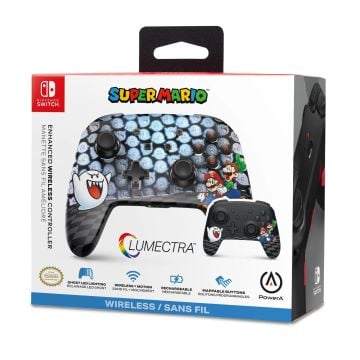 PowerA Lumectra Enhanced Wireless Controller For Nintendo Switch (Mario Boo)0