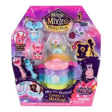 Magic Mixies Mixlings Crystal Woods Magical Rainbow Deluxe Pack