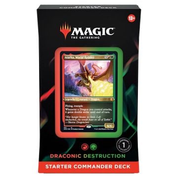 Magic The Gathering Draconic Destruction Starter Commander Deck 2022 (Image 1)