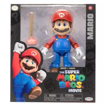 The Super Mario Bros. Movie Mario With Plunger Figure