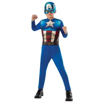 Marvel Captain America Classic Child Costume Size 6-8 Years