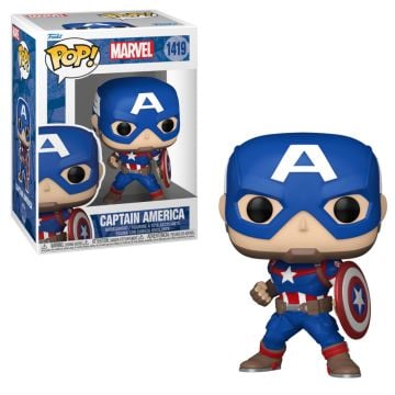 Marvel Captain America New Classics Funko POP! Vinyl (Image 1)