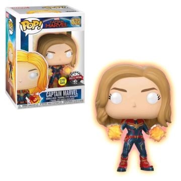 Marvel Captain Marvel: Captain Marvel Glow In The Dark Funko POP! Vinyl [Pre-Owned]