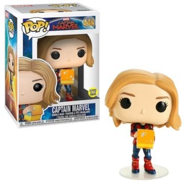 Marvel Captain Marvel: Captain Marvel With Tesseract Glow In The Dark Funko POP! Vinyl [Pre-Owned]