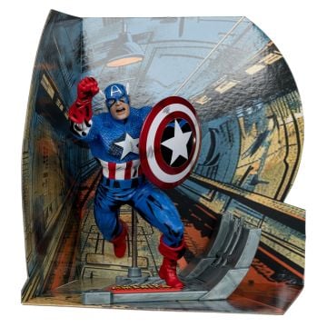 Marvel Collection Captain America #100 Captain America 1:10 Scale Posed Figure