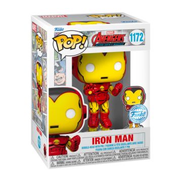 Marvel Comics Iron Man Avengers 60th Funko POP! Vinyl with Pin