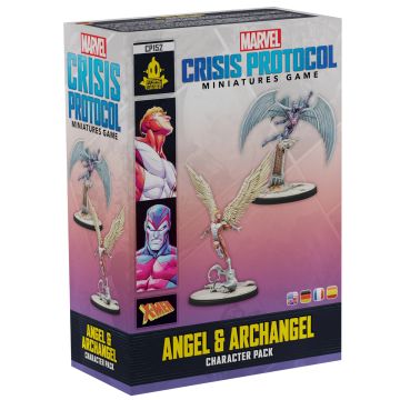 Marvel Crisis Protocol Angel & Archangel Character Pack Miniatures Board Game