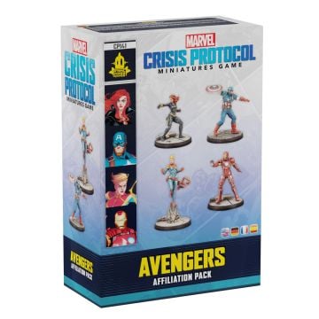Marvel: Crisis Protocol Avengers Affiliation Pack Miniatures Board Game