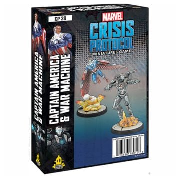 Marvel Crisis Protocol Captain America & War Machine Character Pack Miniatures Board Game