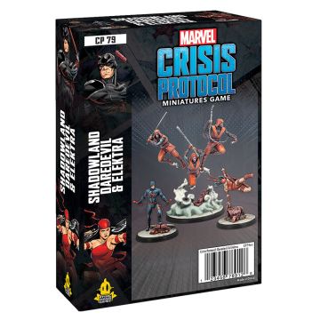 Marvel Crisis Protocol Daredevil & Elektra with Hand Ninjas Character Pack Miniatures Board Game