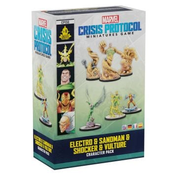 Marvel: Crisis Protocol Electro Sandman Shocker & Vulture Character Pack Miniatures Board Game