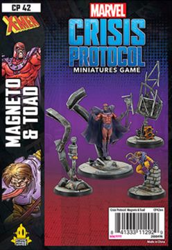 Marvel Crisis Protocol Magneto & Toad Character Pack Miniatures Board Game