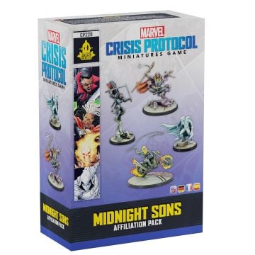 Marvel Crisis Protocol Midnight Sons Affiliation Pack Miniatures Board Game