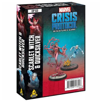 Marvel Crisis Protocol Scarlet Witch & Quick Silver Character Pack Miniatures Board Game
