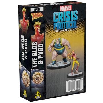 Marvel Crisis Protocol The Blob & Pyro Character Pack Miniatures Board Game