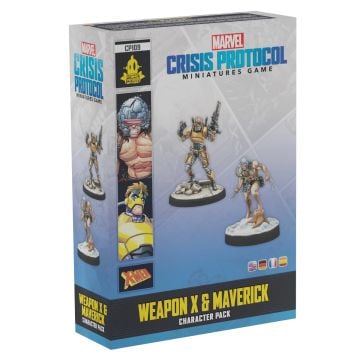 Marvel Crisis Protocol Weapon X & Maverick Character Pack Miniatures Board Game
