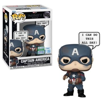 Marvel Infinity Saga Captain America Sayings 2025 Wondrous Convention Exclusive Funko POP! Vinyl