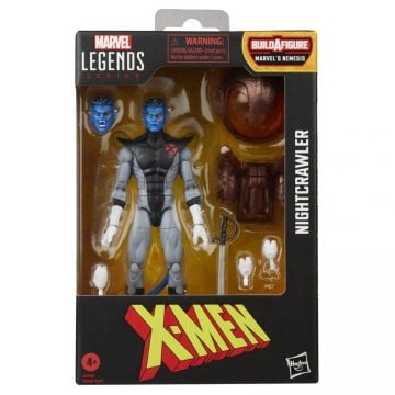Marvel Legends Series X-Men Nightcrawler Build-A-Fig Action Figure
